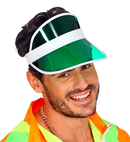 Grüne 80er jahre sonnenkappe - grüne,