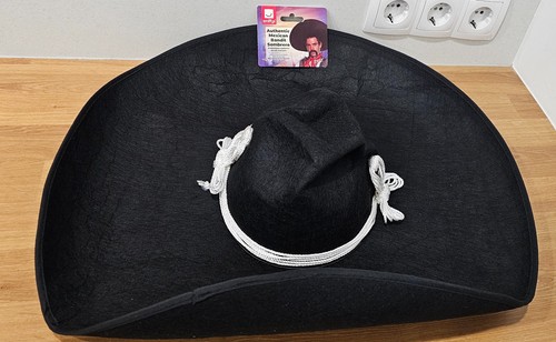 Mexikanischer sombrero schwarz - sombrero,