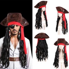 DE Piratenhut Braun mit