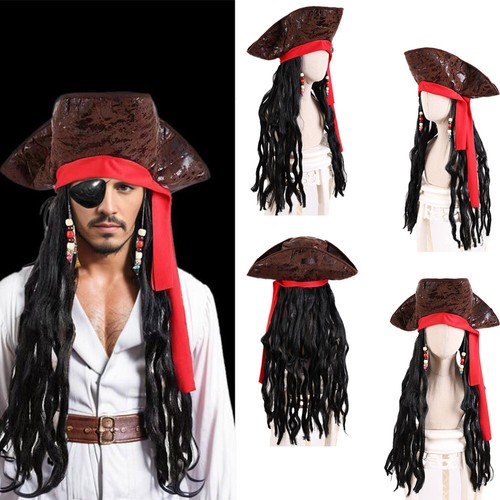 Piratenhut braun mit - braun,