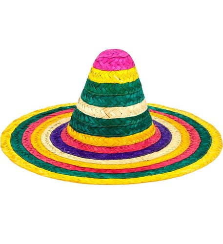 Bunter mexikanischer sombrero - mexikanischer,