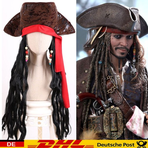 Piratenhut dirty jack braun - piratenhut,